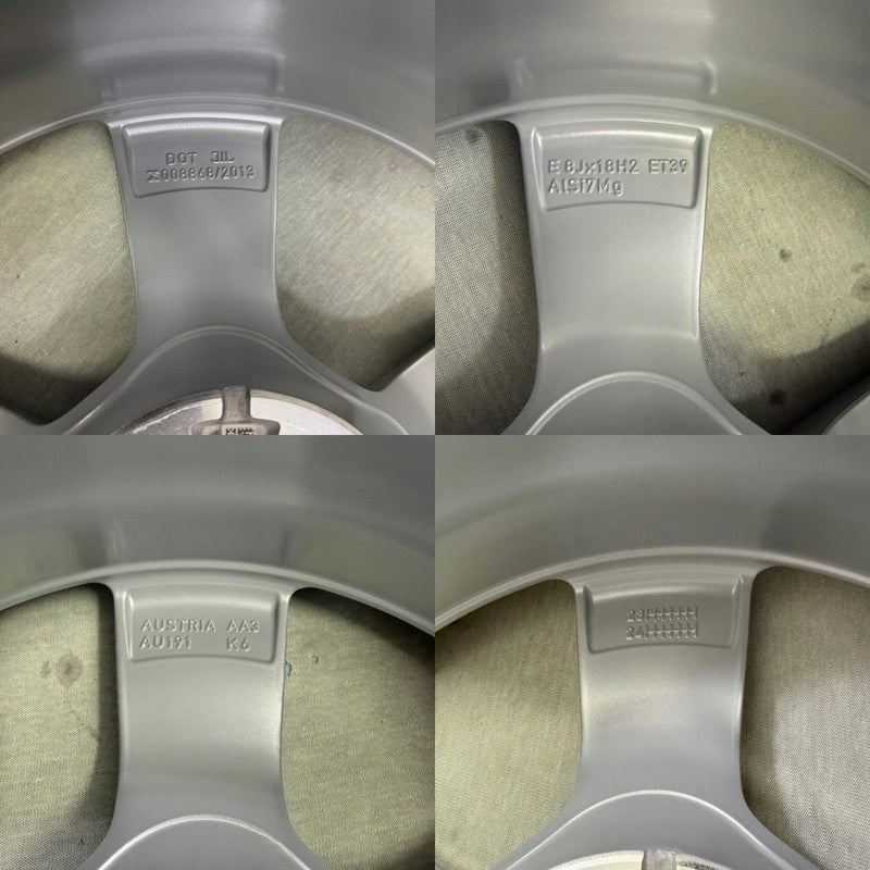1x Alufelge 18 Zoll 8.0" 5x112 39ET Glanz Silber 4K0601025D Audi Rim Wheel FEL1113423074ue