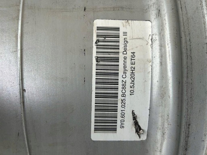 1x Alufelge 20 Zoll 9Y0601025BC Porsche Cayenne Rim Wheel FEL2283387756js