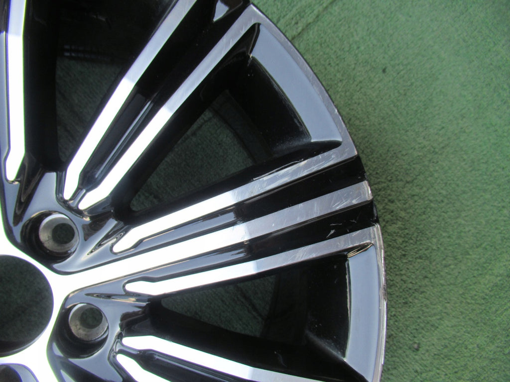 1x Alufelge 18 Zoll 8.0" 5x108 42ET Glanz Schwarz 31471312 Volvo S60 V60