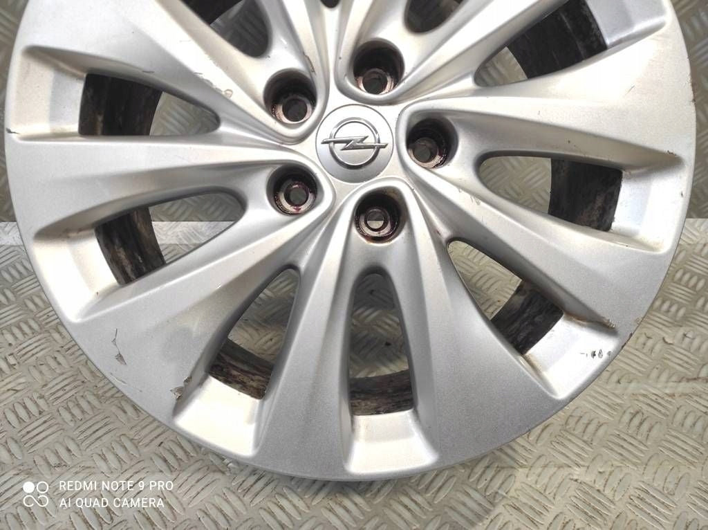 1x Alufelge 17 Zoll YP00044880 Opel Grandland X Rim Wheel FEL5026201629mh