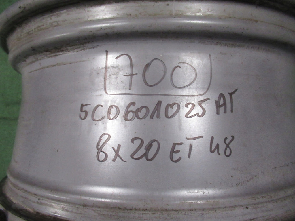 1x Alufelge 20 Zoll 8.0" 5x112 48ET Glanz Graphit 5C0601025AT VW New Beetle FEL4042753773ij