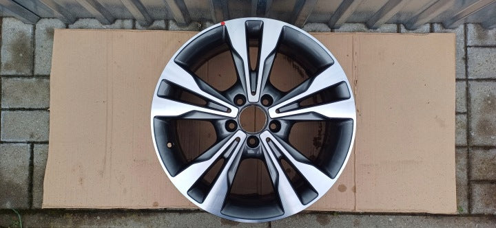 1x Alufelge 18 Zoll 7.5" 5x112 52ET Glanz Schwarz A4474010501 Mercedes-Benz Mg FEL2727818900ju