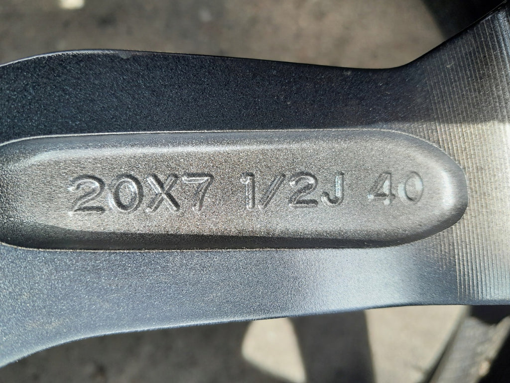 1x Alufelge 20 Zoll 7.5" 5x114.3 40ET Glanz Schwarz Toyota Rim Wheel FEL1764770150iq