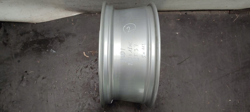 1x Alufelge 18 Zoll 7.5" 5x112 37ET Glanz Silber 4G0071498A Audi I Rim Wheel FEL9683805877fx