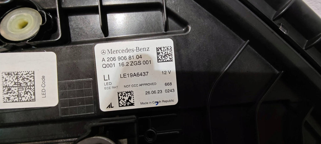 Frontscheinwerfer Mercedes-Benz W206 A2069068104 LED Links Headlight SCH6377603250qi