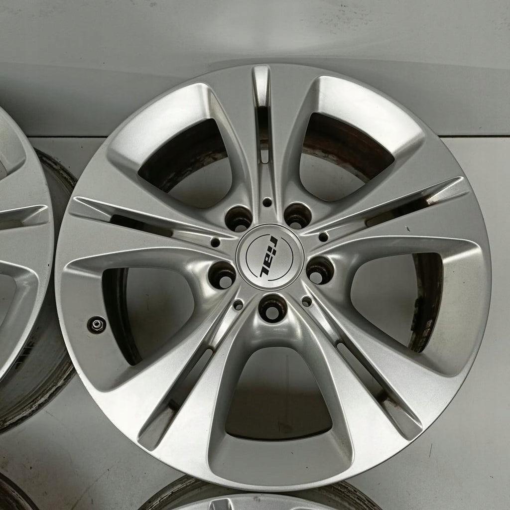4x Alufelge 17 Zoll 7.0" 5x112 48ET Glanz Silber A2054014300 Mercedes-Benz FEL1197825998ig