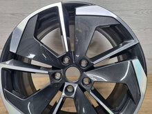Load image into Gallery viewer, 1x Alufelge 18 Zoll 7.5" 5x112 48ET Glanz Schwarz 5E3601025N Skoda Octavia I FEL8333061733ag