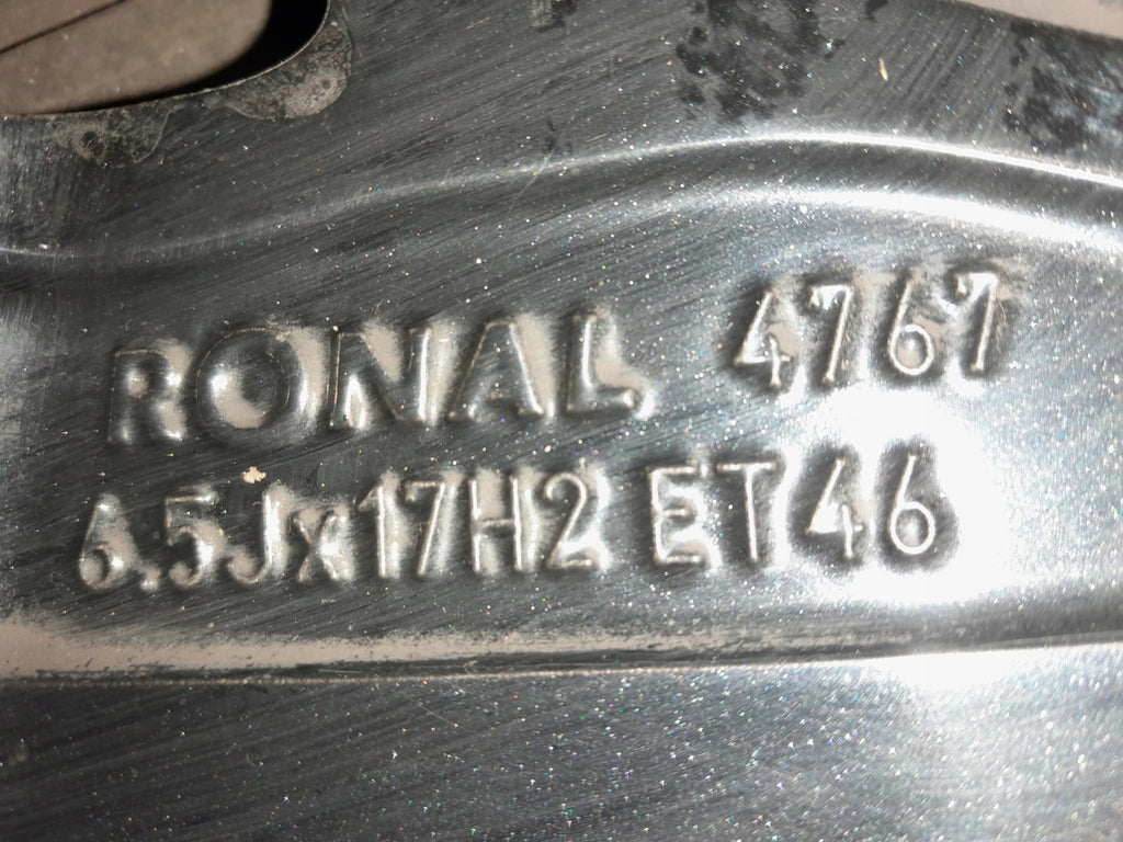 1x Alufelge 17 Zoll 6.5" 5x112 46ET Glanz 5E3601025 Skoda Octavia 5e3 I FEL1397414011bh