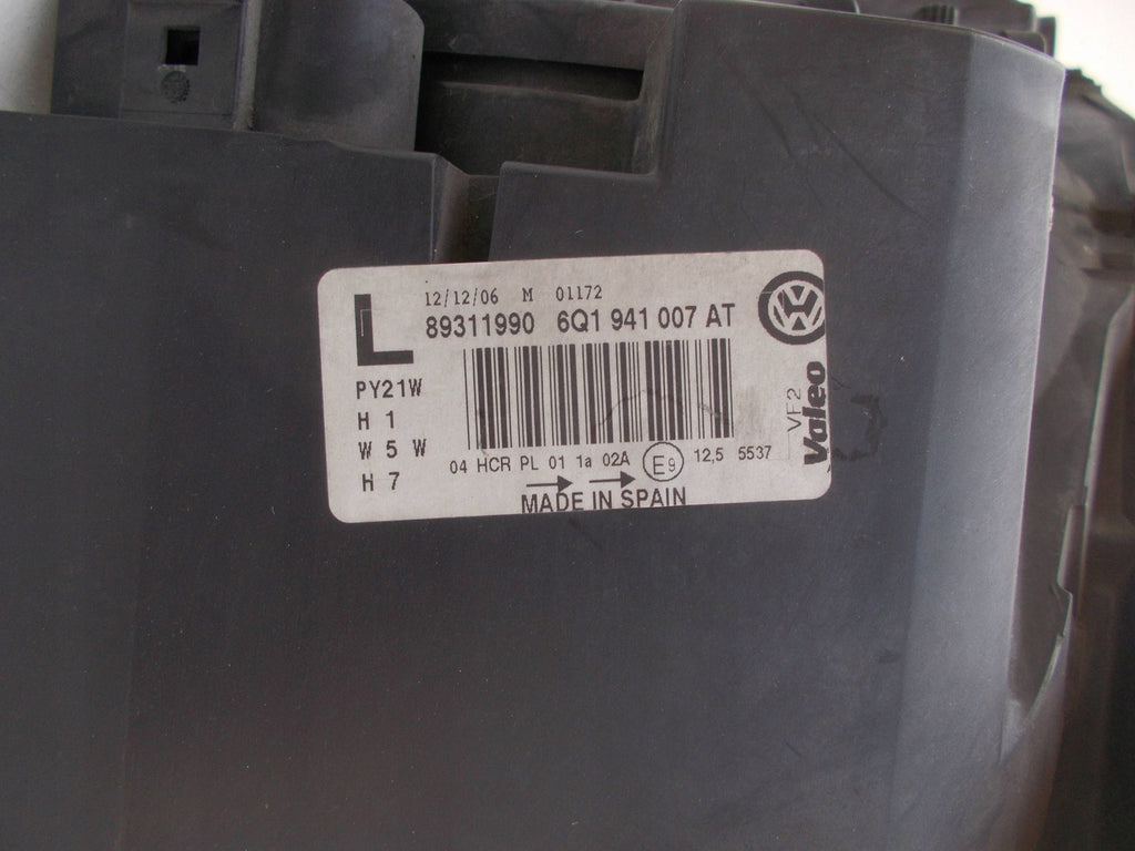 Frontscheinwerfer VW Polo IV 6Q1941007AT Links Scheinwerfer Headlight SCH4799583781ec