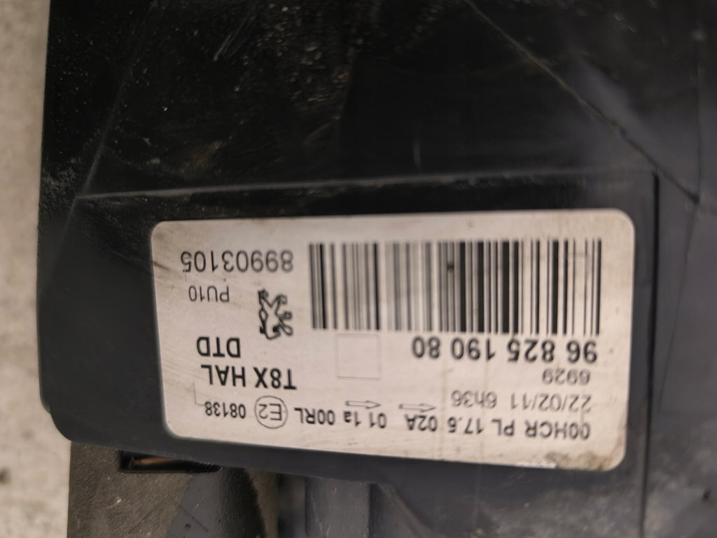 Frontscheinwerfer Peugeot I 9682519080 9682519180 FALSE Scheinwerfer Headlight SCH5629989181og
