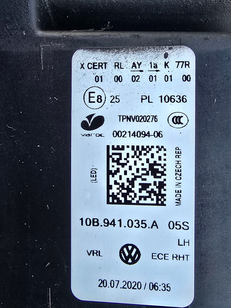 Frontscheinwerfer VW 10B941035A Full LED Links Scheinwerfer Headlight SCH2209048862ih