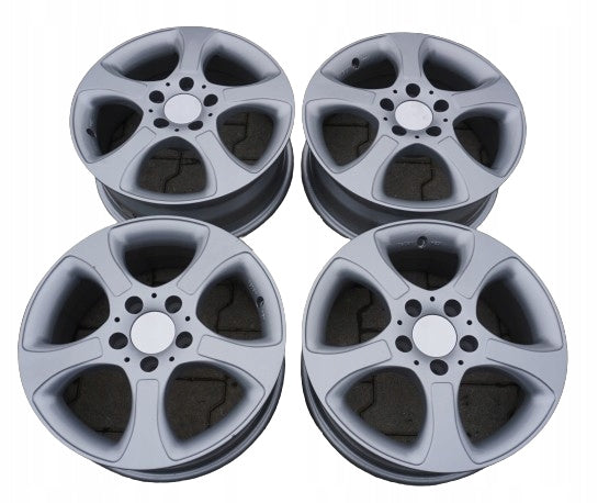 4x Alufelge 16 Zoll 6.0" 5x112 46ET Schwarz Audi Rim Wheel FEL8463641249fs