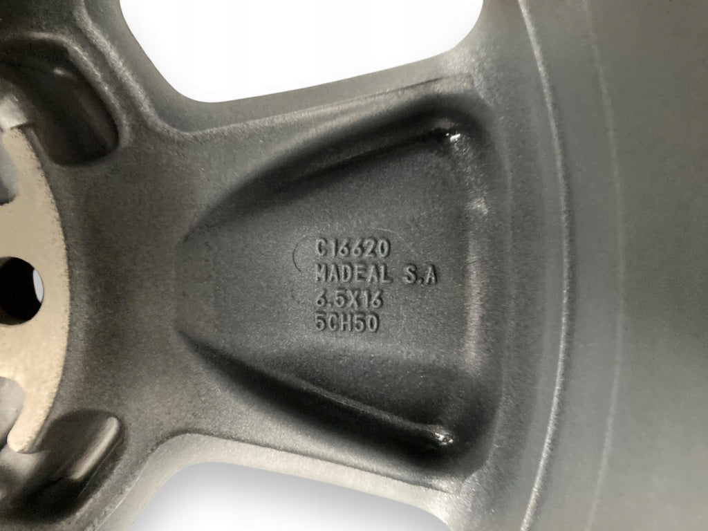 1x Alufelge 16 Zoll 6.5" 5x114.3 50ET Glanz Graphit 403003157R Dacia Duster FEL5251111523vy