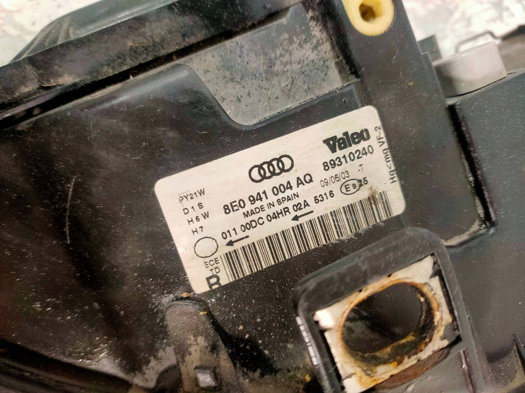 Frontscheinwerfer Audi A4 B6 8E0941004 Rechts Scheinwerfer Headlight SCH8374605767sx