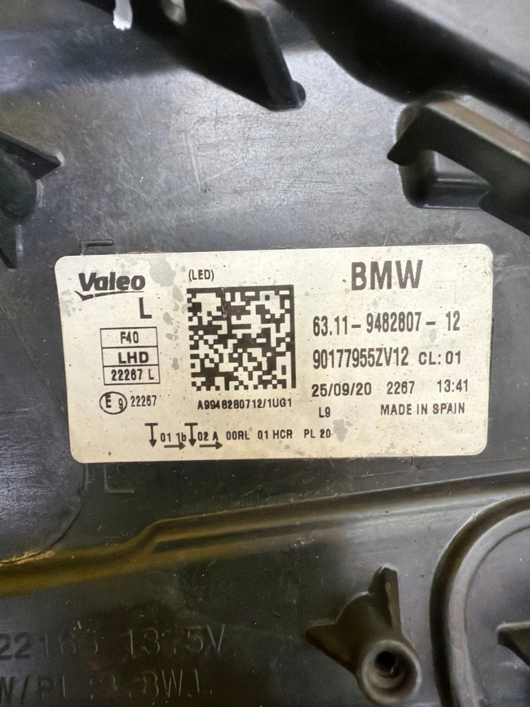 Frontscheinwerfer BMW 1 F40 9482807-12 LED Links Scheinwerfer Headlight SCH5789578110we
