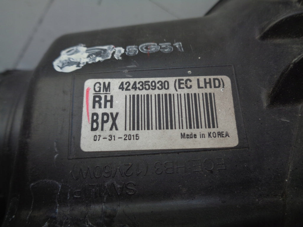 Frontscheinwerfer Opel Mokka 42435930 Rechts Scheinwerfer Headlight SCH6878443309hq