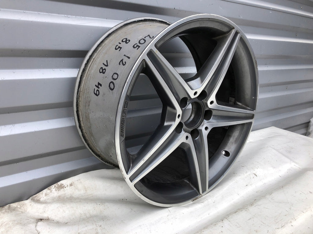 1x Alufelge 18 Zoll 8.5" 5x112 49ET A2054011200 Mercedes-Benz Amg Rim Wheel FEL1496892522co