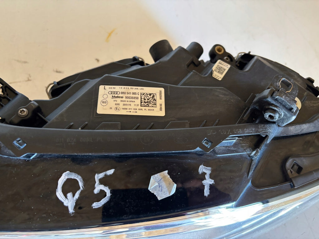 Frontscheinwerfer Audi Q5 8R0941005C Links Scheinwerfer Headlight SCH3792965113qy