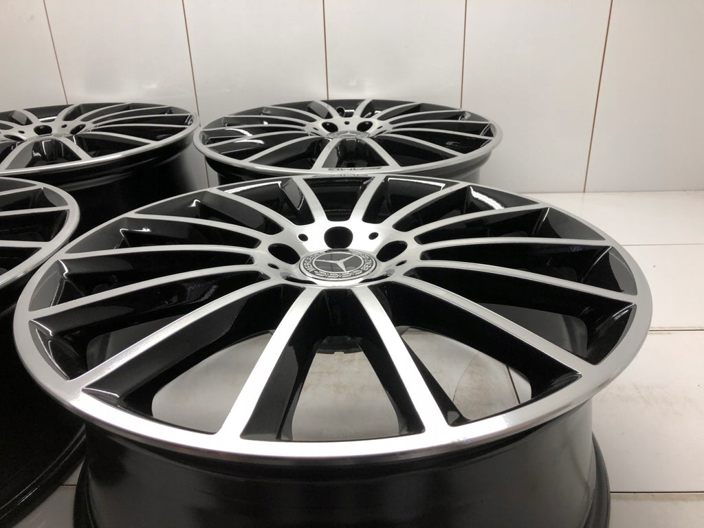 4x Alufelge 20 Zoll 8.0" 5x112 43ET Glanz Schwarz A2134012200 Mercedes-Benz Amg FEL5487350311cj