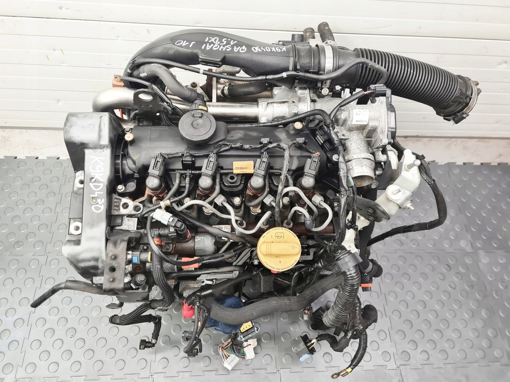 Motor Nissan Qashqai J10 K9K430 K9KD430 1.5 DCI 110PS 81kW Diesel Komplett