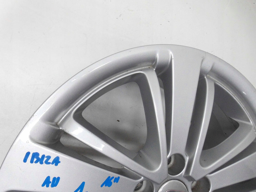 1x Alufelge 16 Zoll 7.0" 5x100 43ET 6J0601025D Seat Ibiza Rim Wheel