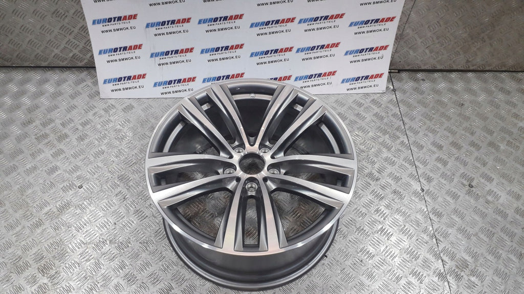 1x Alufelge 19 Zoll 9.0" 5x120 42ET Glanz Grau 6854682 BMW F34 Mg Gt Rim Wheel FEL4526085450uf