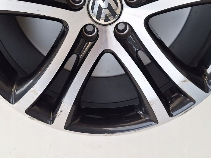 1x Alufelge 19 Zoll 9.0" 5x112 33ET Glanz Schwarz 5N0071499 VW Tiguan Rim Wheel FEL6331688850hj