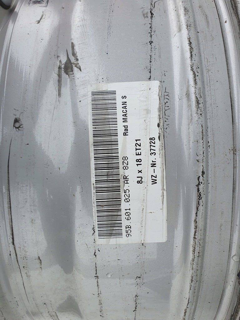 1x Alufelge 18 Zoll 8.0" 5x130 21ET ET2195B601025AR Porsche Macan 95b Rim Wheel FEL4831231419ir
