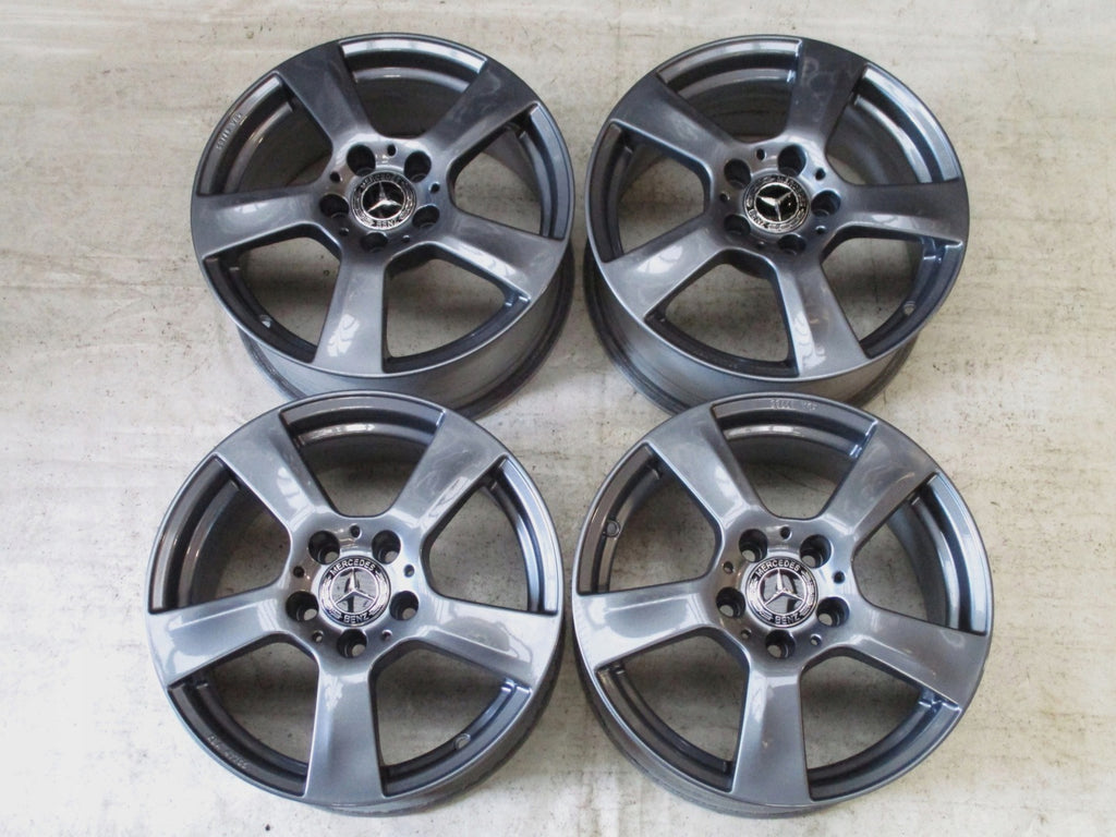 4x Alufelge 16 Zoll 7.5" 5x112 45 5ET Glanz Silber Mercedes-Benz Rim Wheel FEL3747626295je