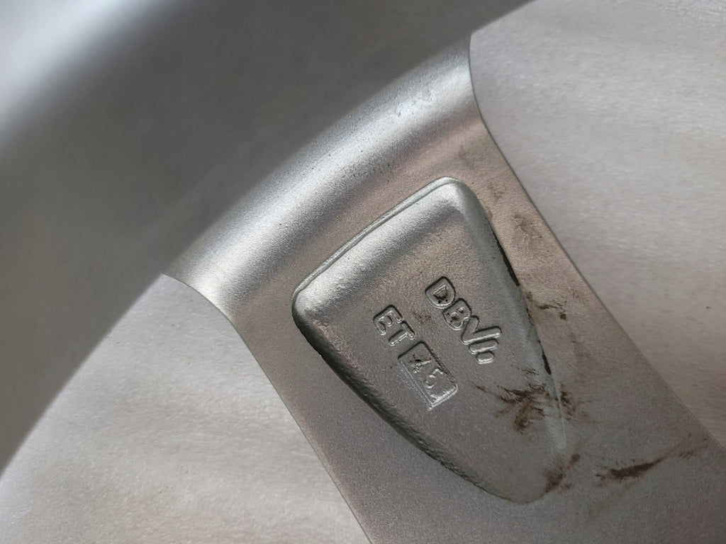 1x Alufelge 17 Zoll 7.5" 5x115 45ET Glanz Silber 0P101 Opel Astra J Zafira C