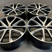 Laden Sie das Bild in den Galerie-Viewer, 4x Alufelge 19 Zoll 8.0" 5x112 45ET Glanz Schwarz 575601025L Cupra Ateca FEL9038253642ze