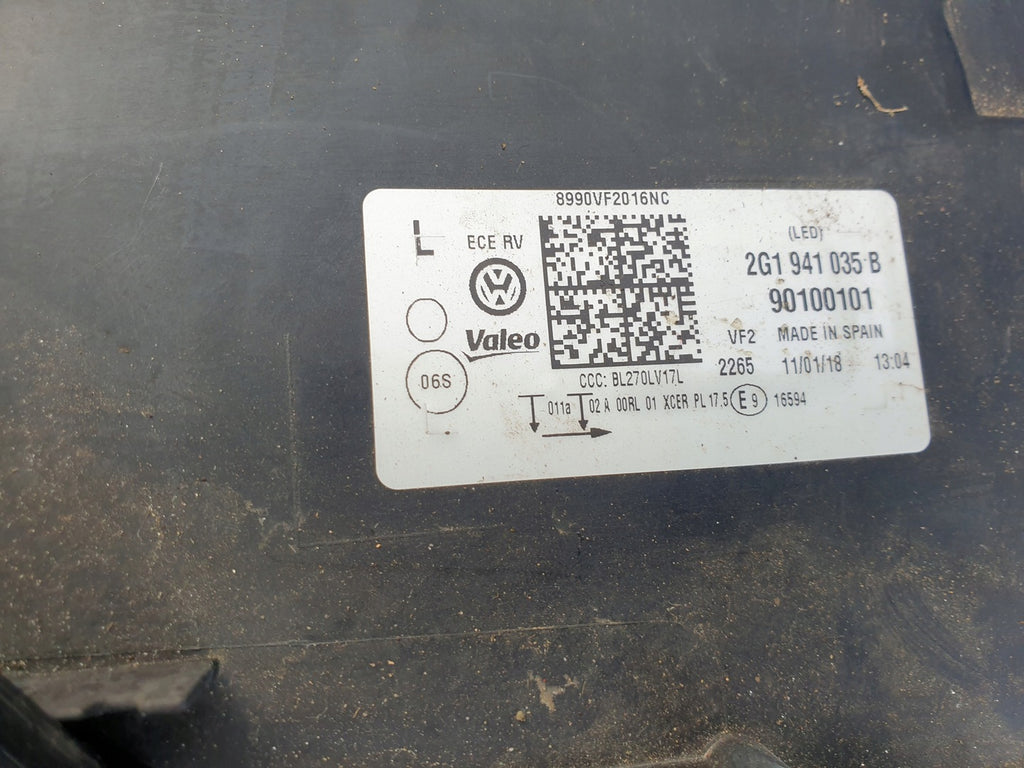 Frontscheinwerfer VW Polo 2G1941035B 90100101 Full LED Rechts oder Links SCH5876067075mx