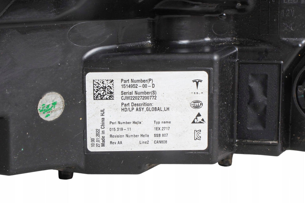 Frontscheinwerfer Tesla Model Y PL145676 1514952-00-D LED Links Headlight SCH8895648833hk