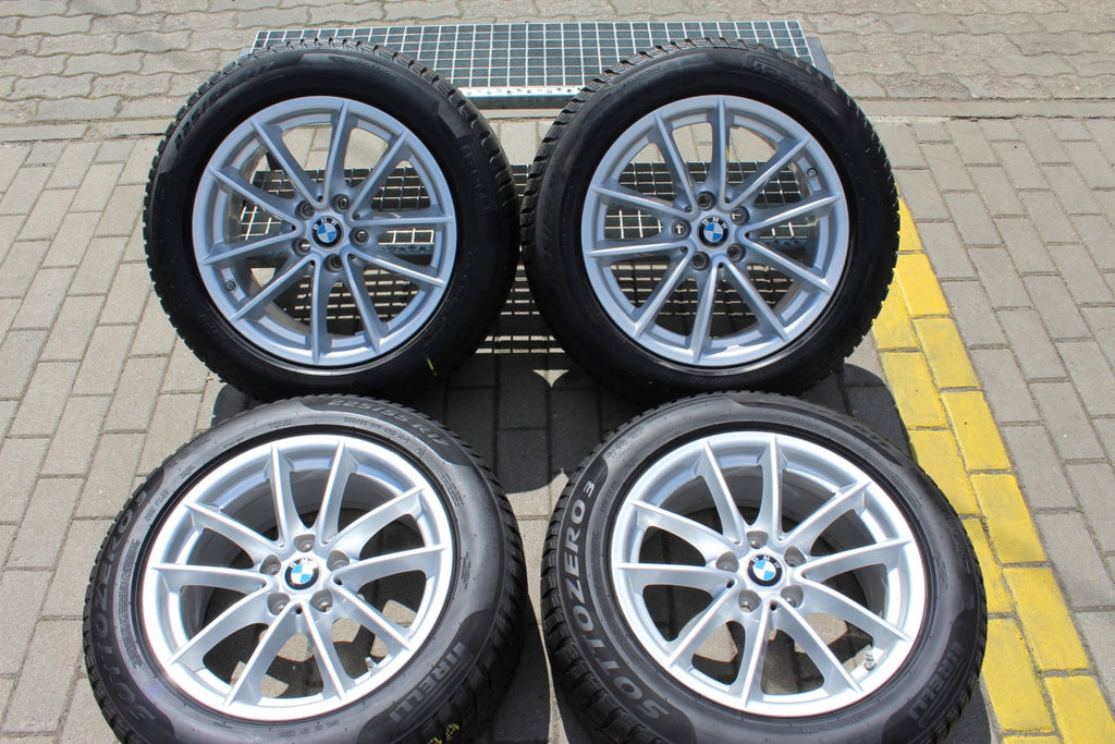 4x Alufelge 17 Zoll 7.5" 5x112 27ET Glanz Silber 6868217 BMW 5 G31 G30 Rim Wheel FEL6071697056ha