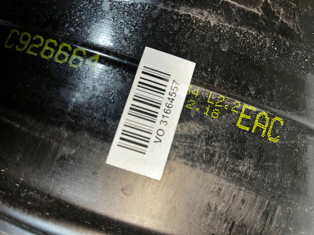 1x Alufelge 17 Zoll 7.0" 5x108 50ET Glanz Schwarz 31664557 Volvo V60 V40