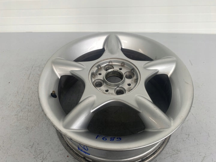 1x Alufelge 16 Zoll 6.5" 4x100 48ET Glanz Silber Mini R50 Rim Wheel FEL8406700306ti
