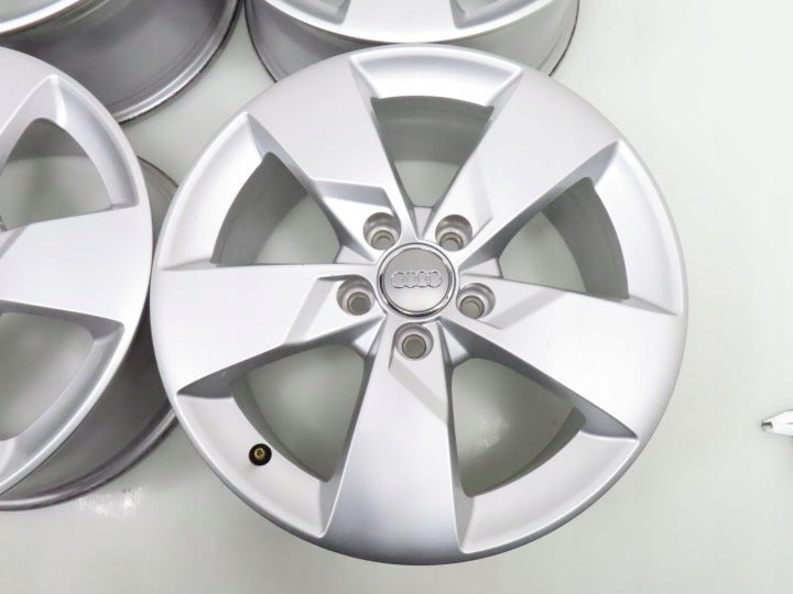 4x Alufelge 17 Zoll 7.0" 5x112 47ET Glanz Silber 8S0601025J Audi Tt Rim Wheel FEL9258570011jd