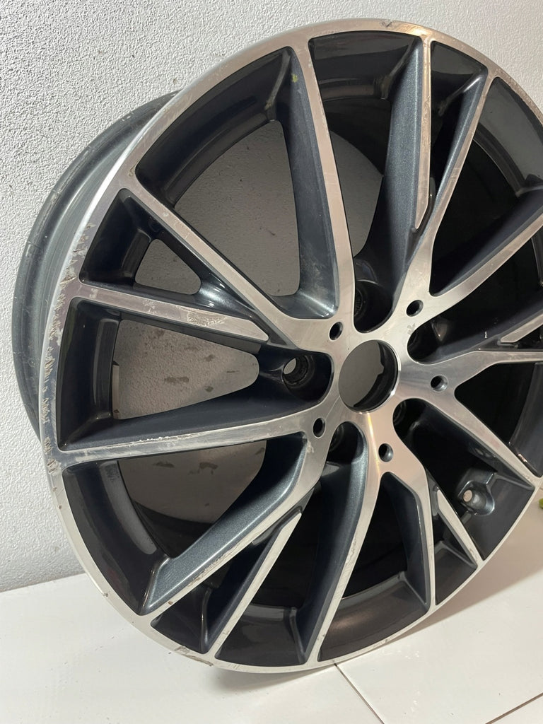 1x Alufelge 17 Zoll 7.0" 5x112 47ET Glanz Grau 7849122 BMW 1 F40 Mg Rim Wheel FEL1556646684hp