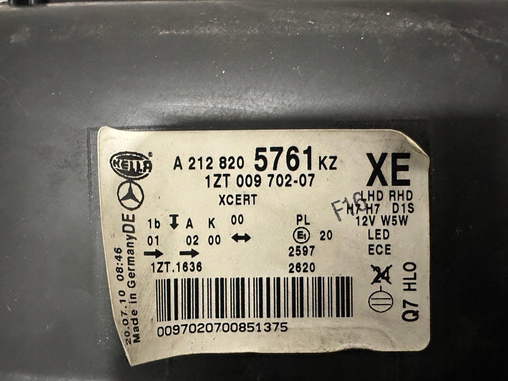Frontscheinwerfer Mercedes-Benz A2128205761KZ 1ZT009702-07 Xenon Links Headlight SCH8366043383qi