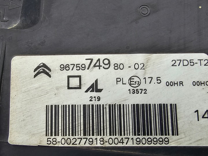 Frontscheinwerfer Citroën C4 Picasso 9675974980 Links Scheinwerfer Headlight SCH1229374947lf
