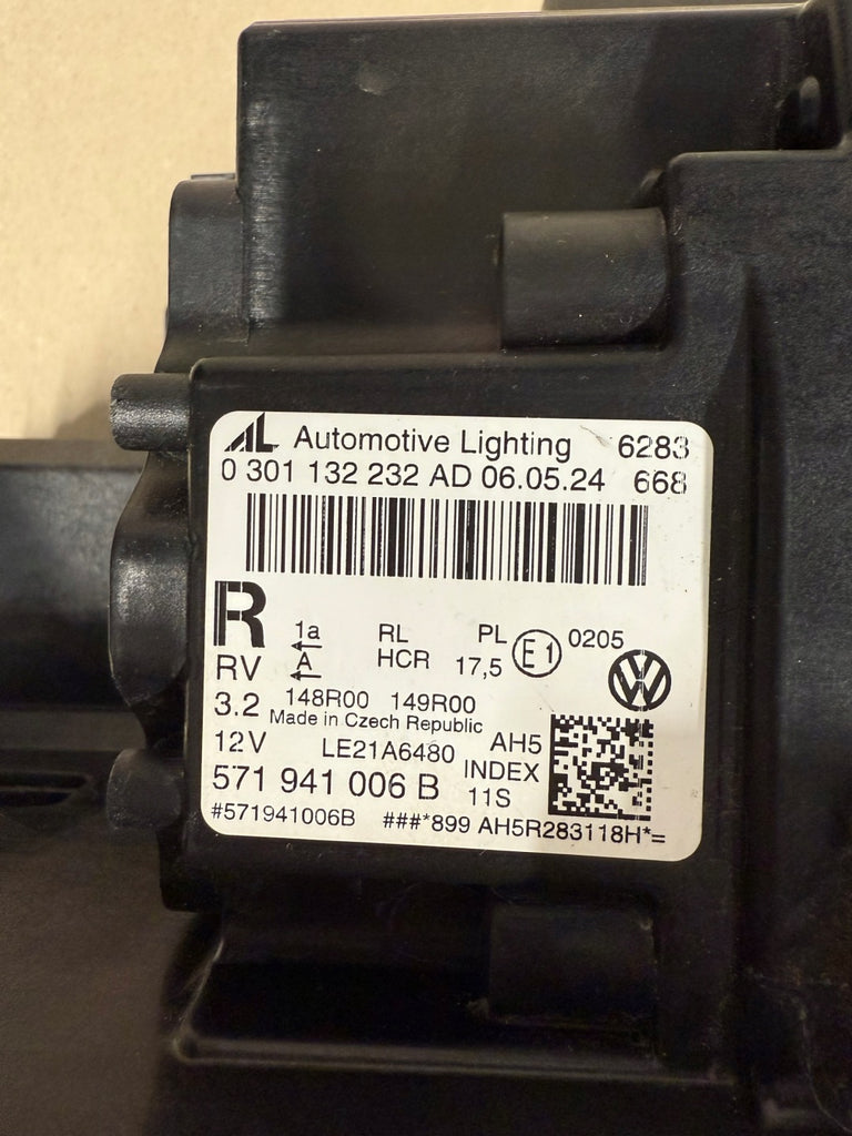 Frontscheinwerfer VW Tiguan 571941006B LED Rechts Scheinwerfer Headlight SCH9393874441rf