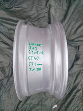 Load image into Gallery viewer, 1x Alufelge 15 Zoll 6.0" 5x100 40ET Glanz Silber 6R0601025BF VW Polo 6r FEL2392066251ht
