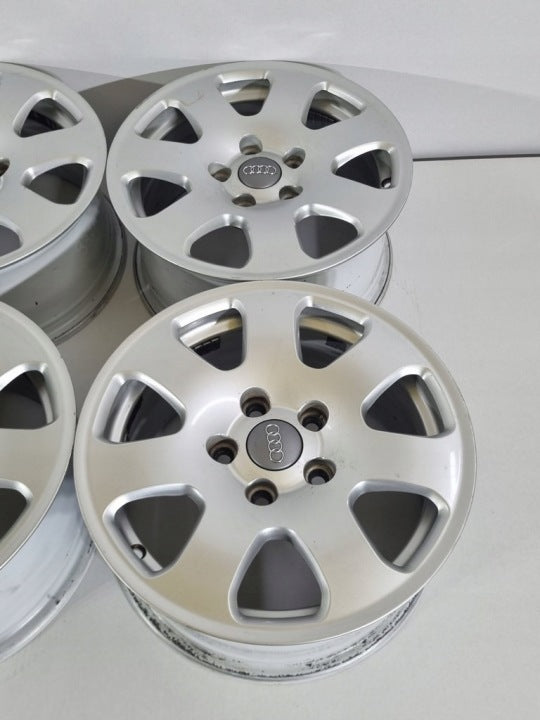 4x Alufelge 15 Zoll 7.0" 5x112 39ET Glanz Silber 8E0601025 Audi Rim Wheel FEL4700186614po