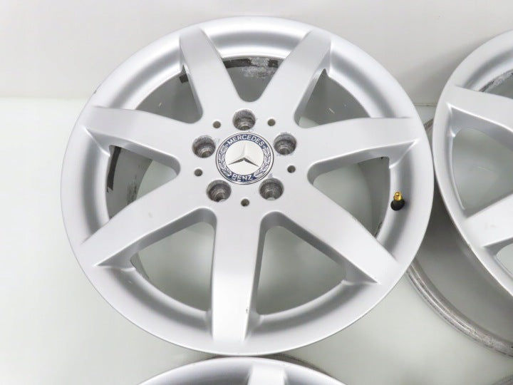 4x Alufelge 17 Zoll 7.5" 5x112 47 5ET Silber A2044015902 Mercedes-Benz W204 FEL7227578457cy