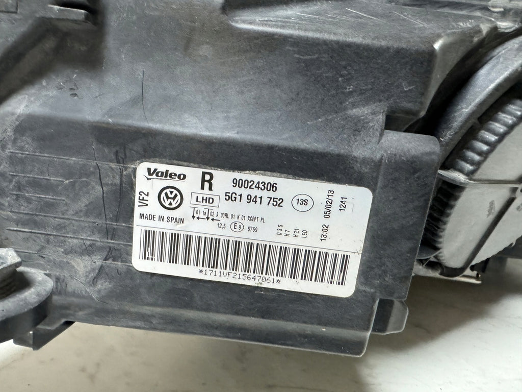 Frontscheinwerfer VW Golf VII 90024306 Xenon Rechts Scheinwerfer Headlight SCH7603891105ge