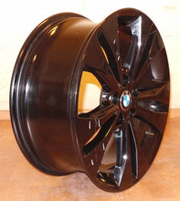 Laden Sie das Bild in den Galerie-Viewer, 1x Alufelge 18 Zoll 7.5" 5x112 51ET Glanz Schwarz 6885381 BMW X1 F48 Rim Wheel FEL2518259739oc