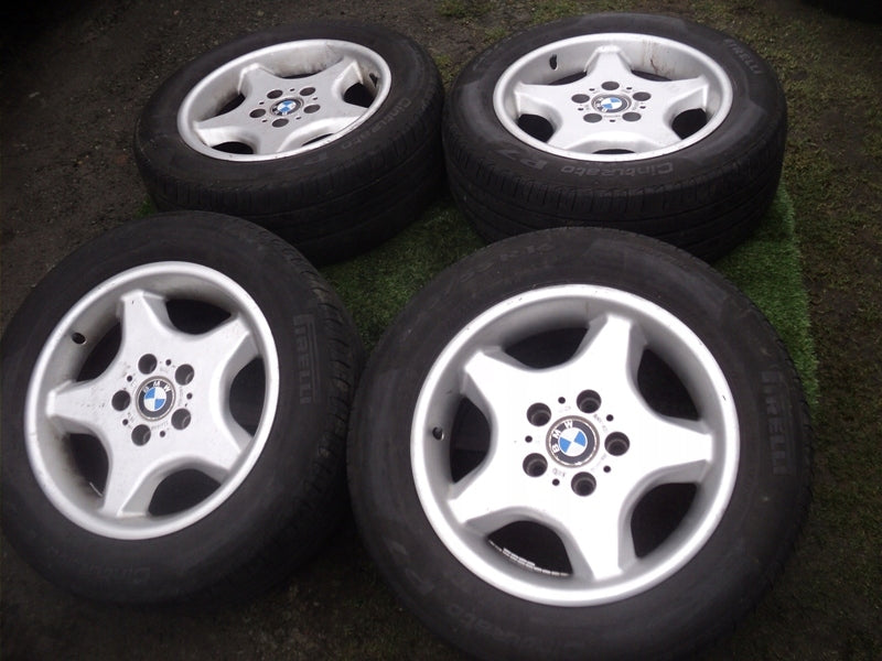 4x Alufelge 16 Zoll 7.0" 5x120 20ET Glanz Weiß BMW Rim Wheel FEL4567017364za