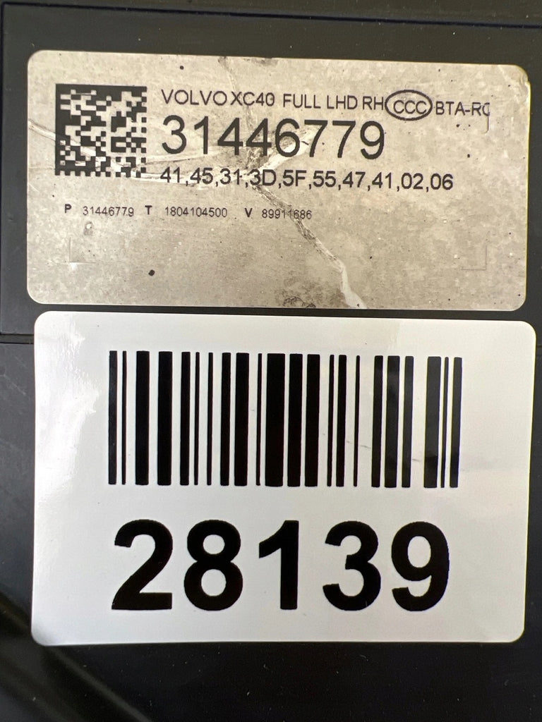 Frontscheinwerfer Volvo Xc40 31446779 LED Rechts Scheinwerfer Headlight SCH7896196584sy