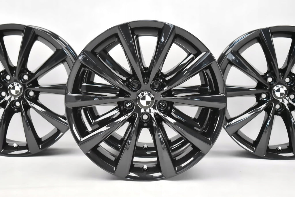 4x Alufelge 18 Zoll 8.0" 5x112 30ET Glanz Schwarz 6867338 BMW 5 G31 G30 G11 G12 FEL7555050449di