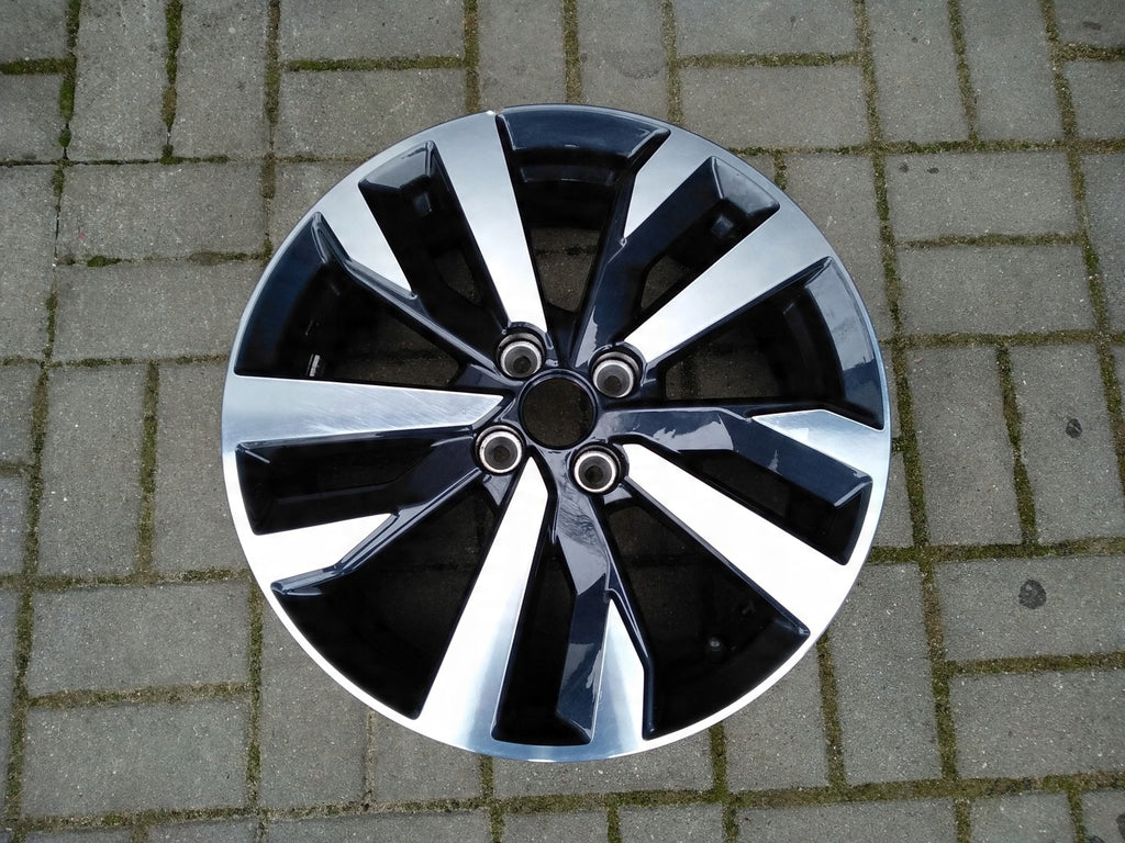 1x Alufelge 17 Zoll 6.5" 4x100 50ET Glanz Graphit AC4CH-T6 Nissan Micra K14